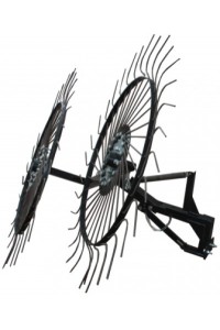 Сінограбарка сонечко на 2 колеса, ширина 150 см, для мотоблока, мототрактора.